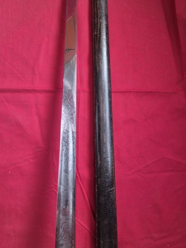 Edward VII 1897 pattern infantry officers sword - Image 3