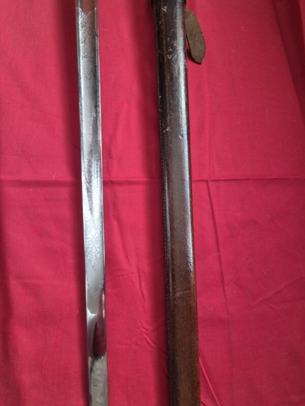 Edward VII 1897 pattern infantry officers sword - Image 7