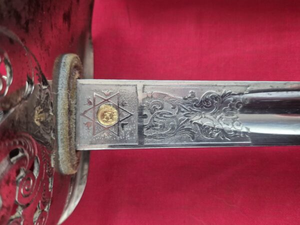 Edward VII 1897 pattern infantry officers sword - Image 12