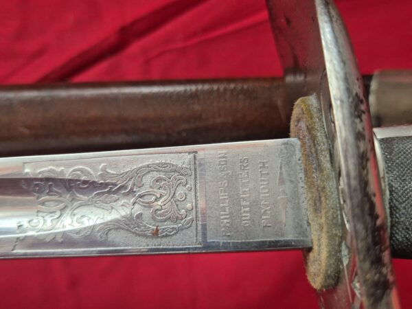 Edward VII 1897 pattern infantry officers sword - Image 11