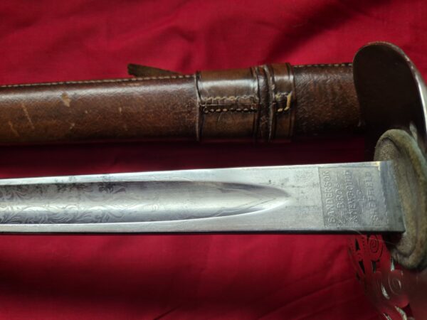 George V 1897 pattern infantry officers sword. - Image 13