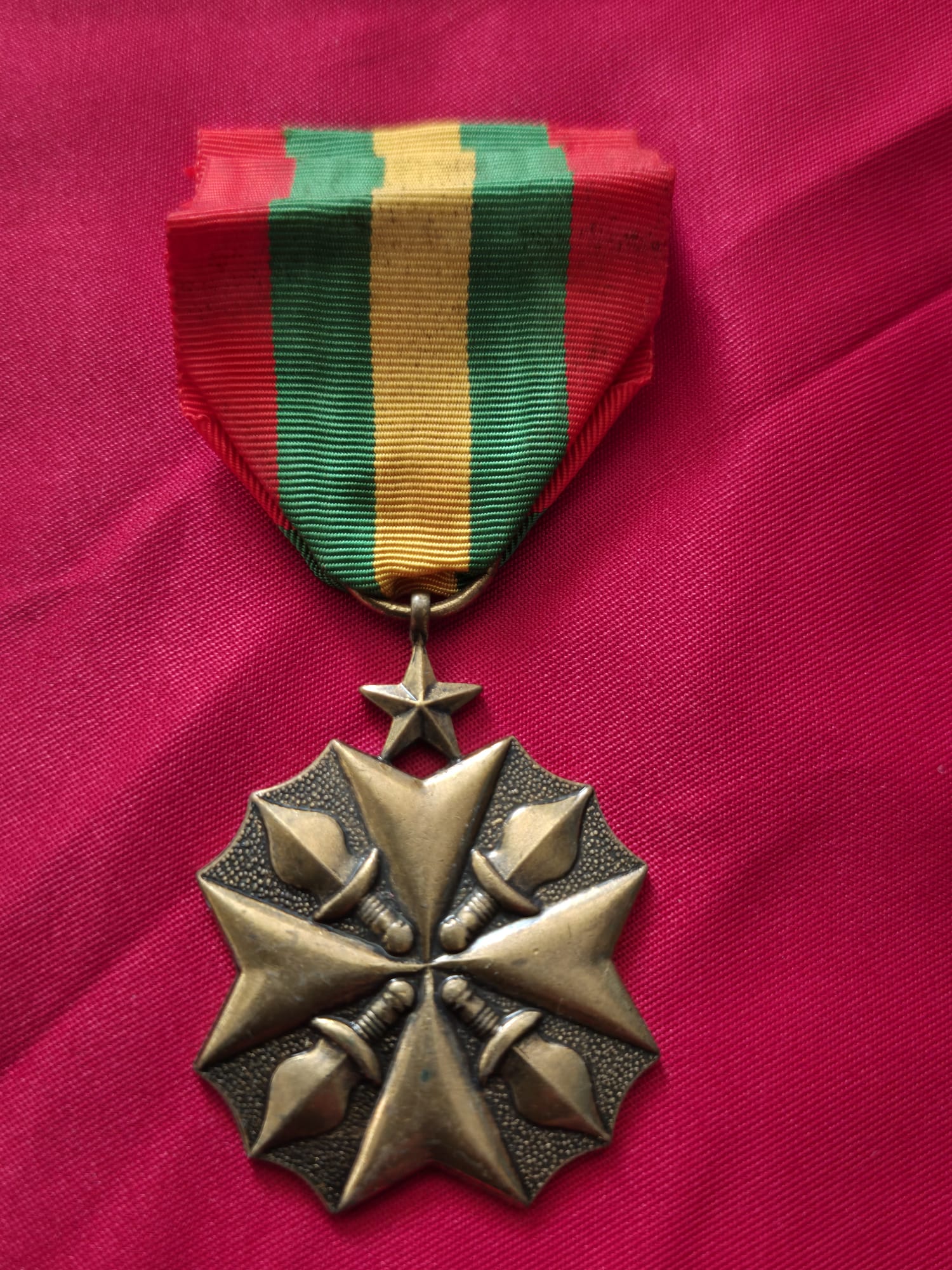 Bronze medal of the Order of Civil Merit, 3rd Class, from Zaire.