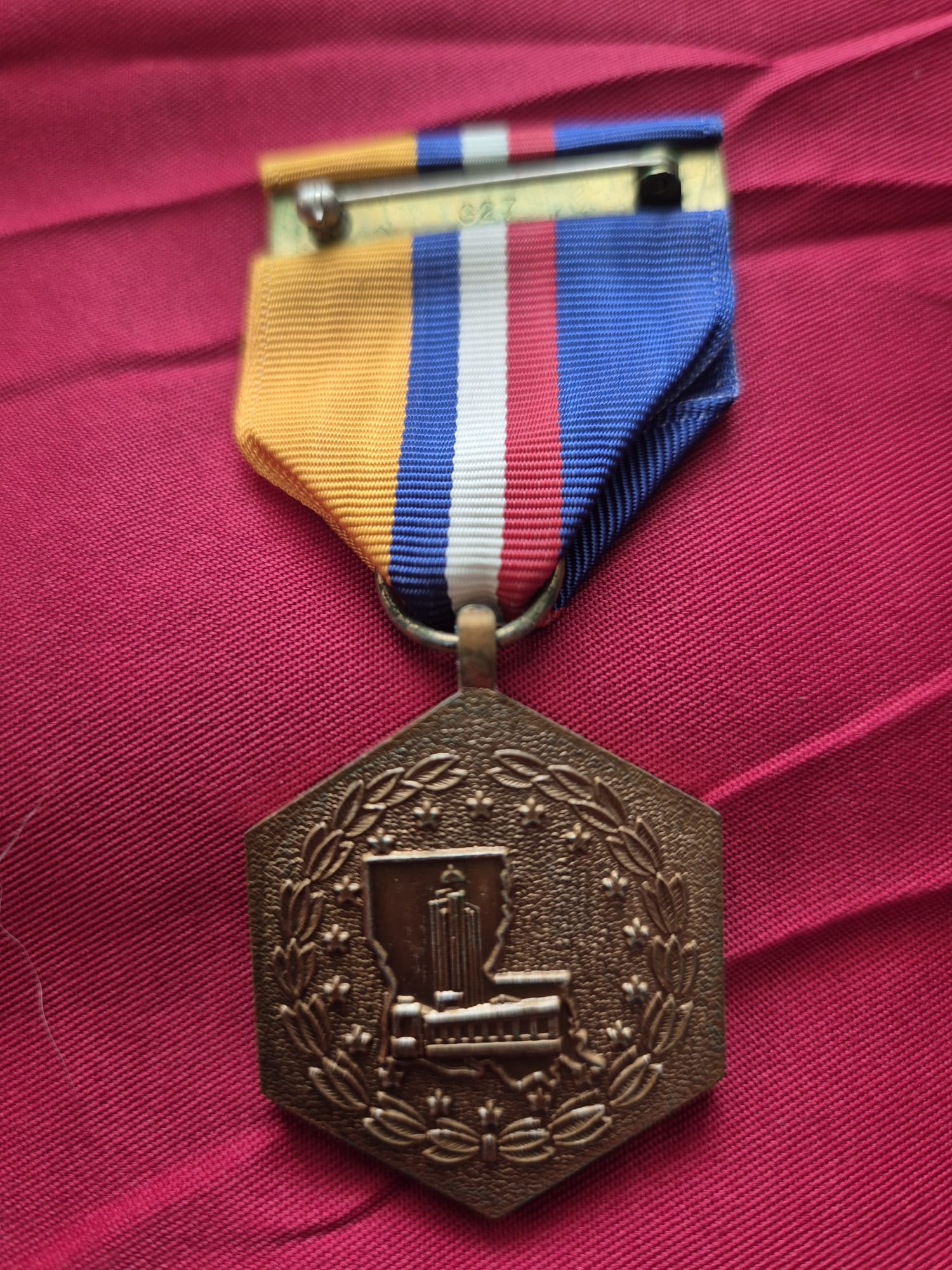 Louisiana National Guard Commendation Medal, Type 1.