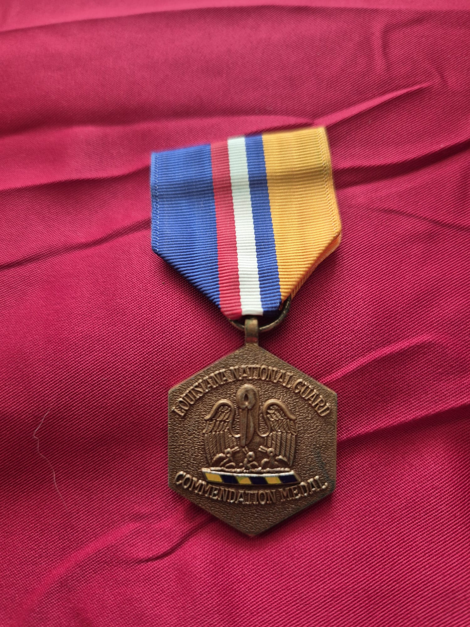 Louisiana National Guard Commendation Medal, Type 1. - Image 3