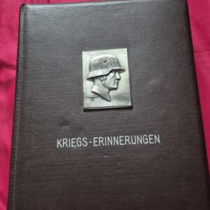 WWII German soldier's photo album titled "Kriegs-Erinnerungen."