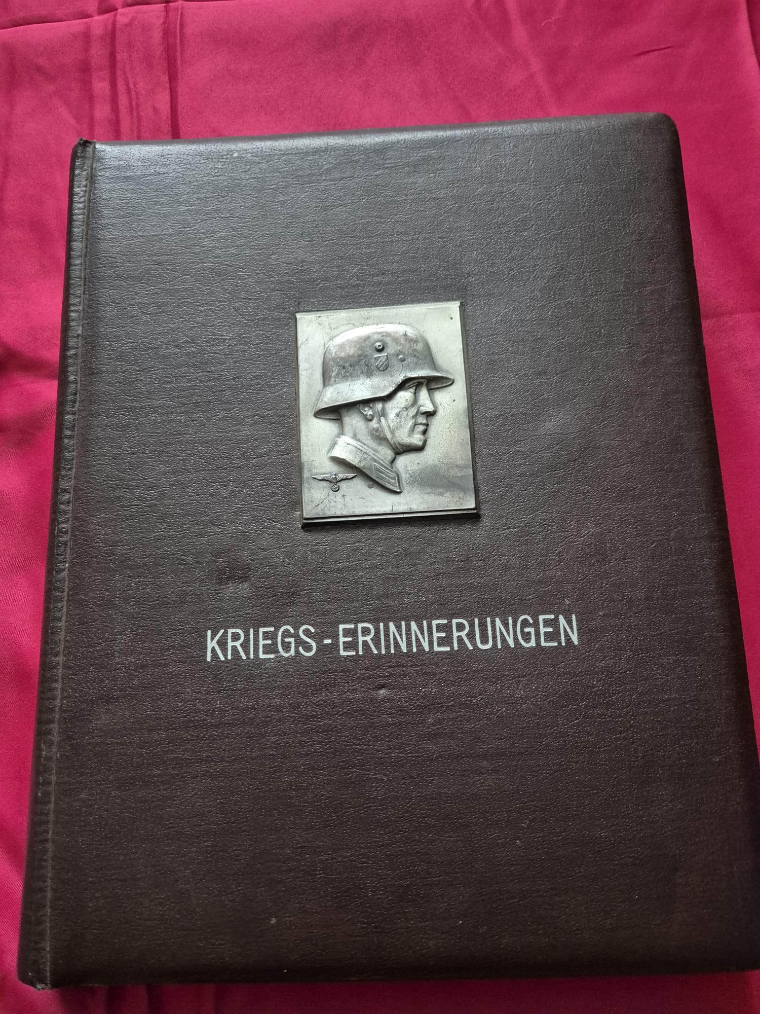WWII German soldier's photo album titled "Kriegs-Erinnerungen."
