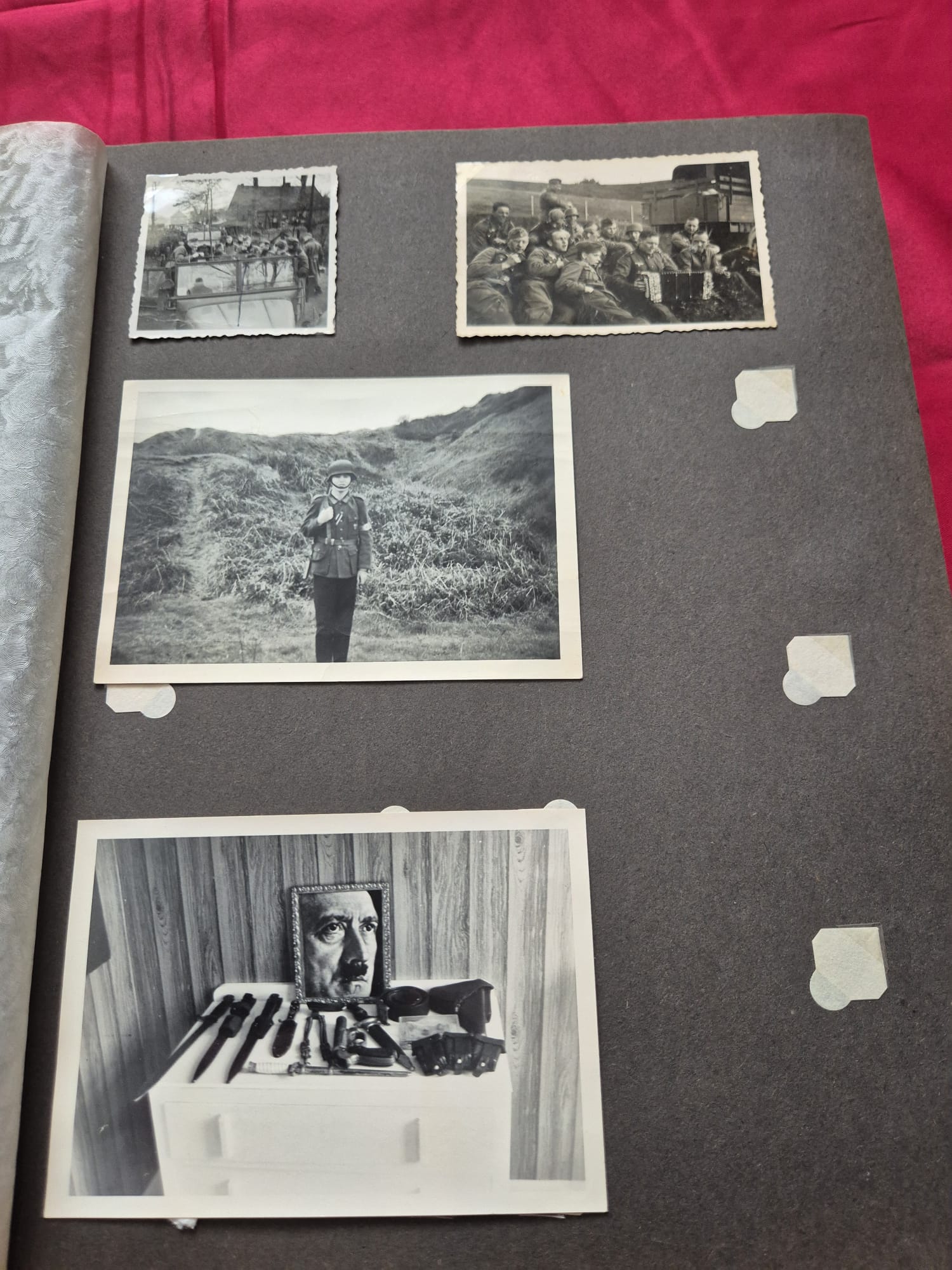 WWII German soldier's photo album titled "Kriegs-Erinnerungen." - Image 4