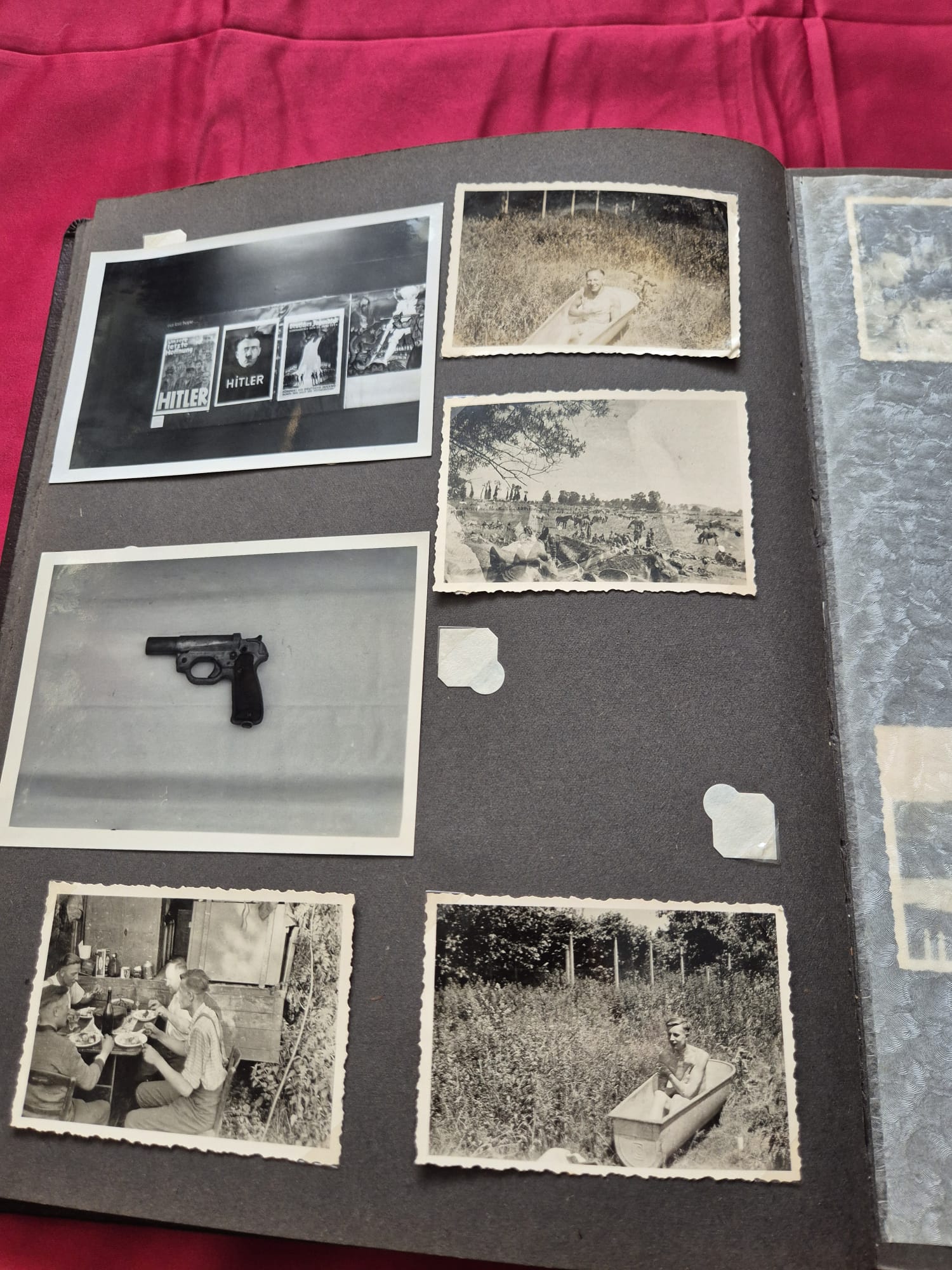 WWII German soldier's photo album titled "Kriegs-Erinnerungen." - Image 3