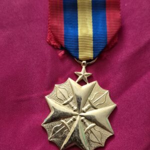 Zaire Republic Order of Civil Merit 1st Class medal with ribbon.