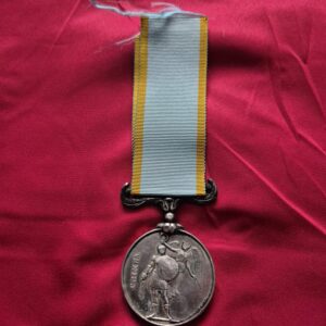 A Victorian-era Crimea Medal with Queen Victoria's effigy.