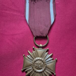 Polish Cross of Merit, Third Class, with "RP" monogram.