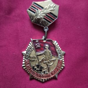 Soviet "25 Years of Victory in the Great Patriotic War" jubilee medal.