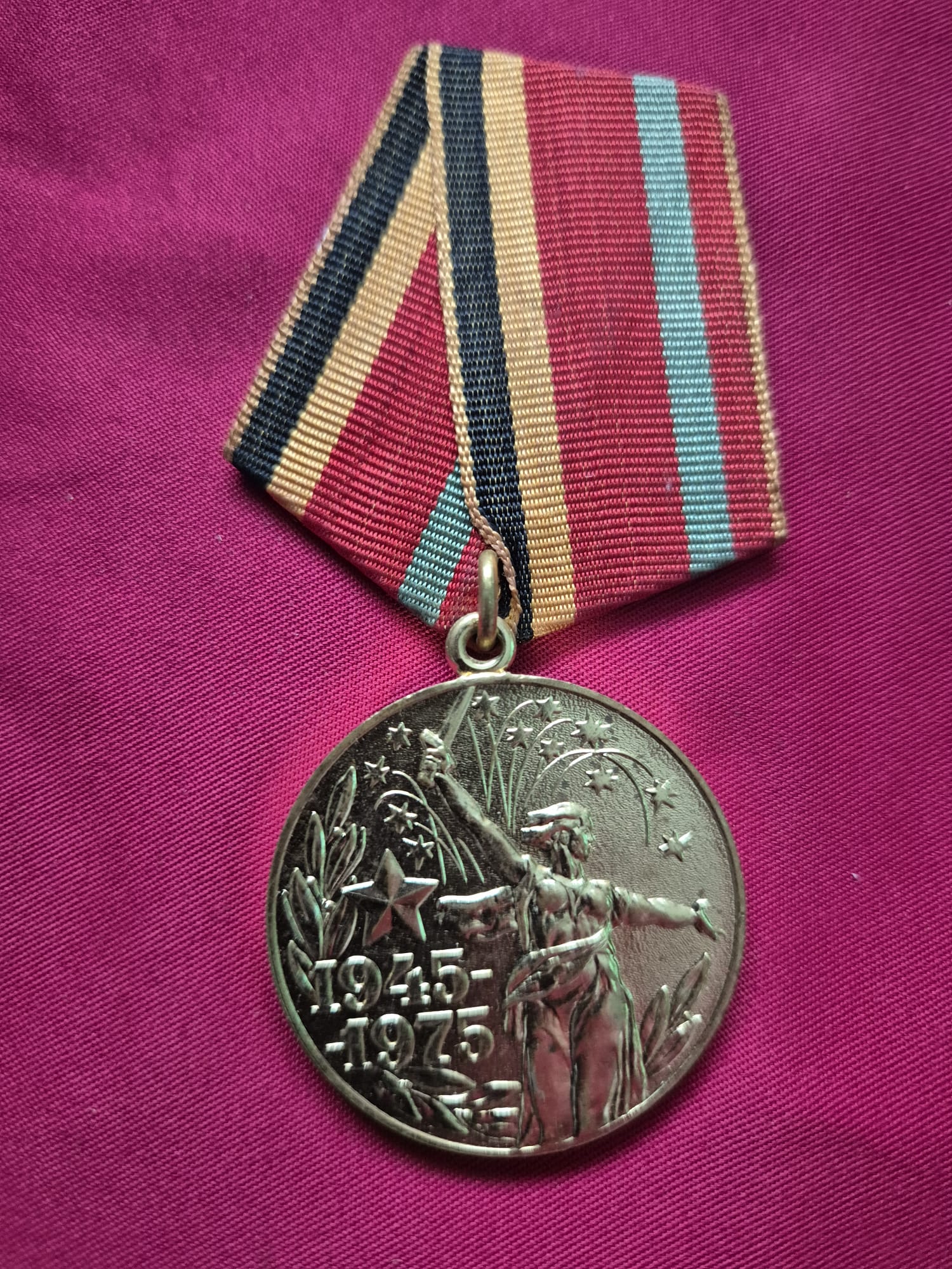 Soviet medal commemorating the 30th anniversary of victory in WWII.